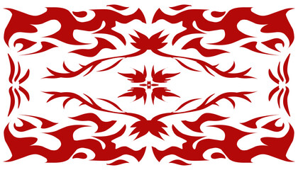 Abstract background illustration with a red theme