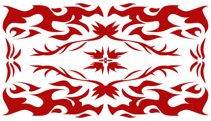 Abstract background illustration with a red theme