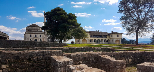 ioannina city castle byzantine museum and ottoman mosque near to the lake pamvotis, greece