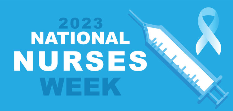 May 06 to 12 is National Nurses week. Template for background, banner, card, poster.
