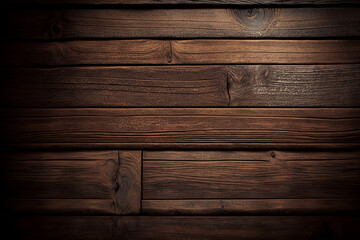 Fototapeta premium Vintage wooden background or texture made of old planks, Generative AI 