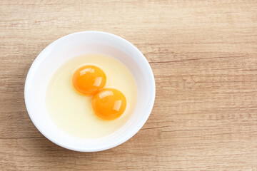 Egg Cut Open, organic chicken egg yolk, food ingredient
