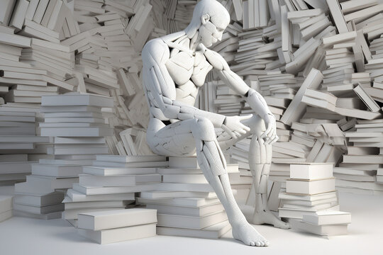 Human desire for knowledge, Educational concept, created with Generative AI