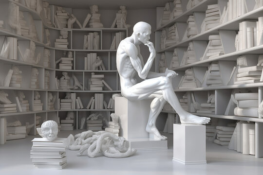 Human desire for knowledge, Educational concept, created with Generative AI	