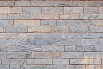 Background of stone wall made with blocks