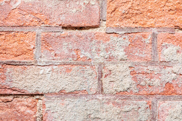 old red brick wall texture background