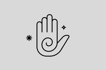 Simple mystical learning vector icon illustration in a flat style for website, mobile app, banner, ui ux, web design, business, marketing, landing, infographics, mockup,development	
