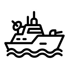 military ship icon