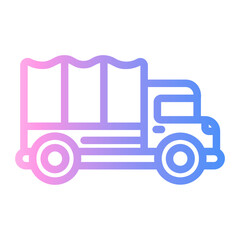 military vehicle icon