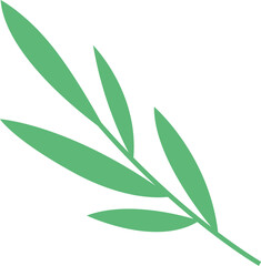 Fototapeta premium Floral Brunch With Leaves