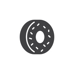 Donut vector icon