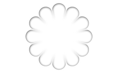 Digitally composite image of flower