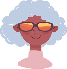 Girl In Sunglasses With Reflection