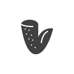 Chicken wing vector icon