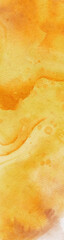 Abstract gold and yellow watercolor paint background.