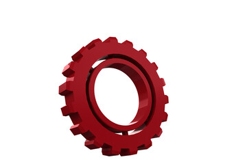 Close-up of red gear