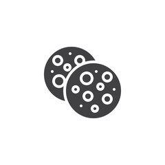 Cookie vector icon