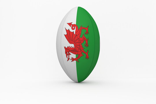  Welsh flag rugby ball