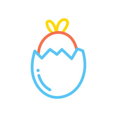 Cute Colorful Doodle Outline