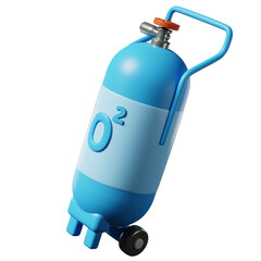 Oxygen 3d illustration