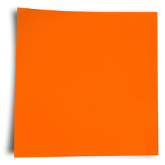 Orange adhesive note