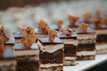 cake on the buffet