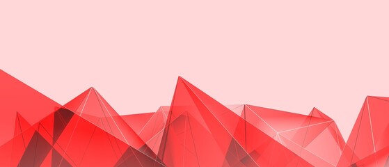 Abstract background. Futuristic Online stock market charts and financial business investments for future success goals on red. investment, Startup, Business idea, profitability, banner -3d Rendering