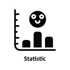 Statistic Vector Solid Icons. Simple stock illustration stock