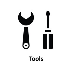 Tools Vector Solid Icons. Simple stock illustration stock