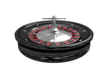 3D image of roulette wheel