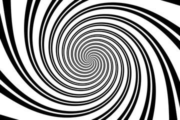 Black and white circle tunnel background/