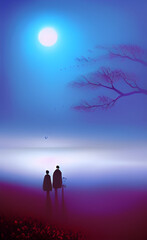 couple on the beach