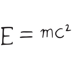 Mass and energy equivalence formula
