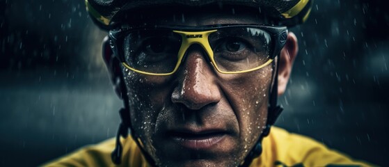 The Tour de France. Mountain stages, sprints, time trials. Generative AI - obrazy, fototapety, plakaty