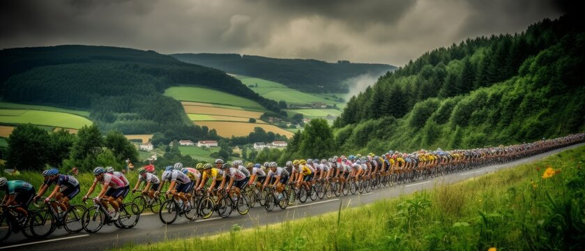 The Tour de France. Mountain stages, sprints, time trials. Generative AI
