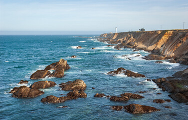 Point Arena Light on a Summer Day