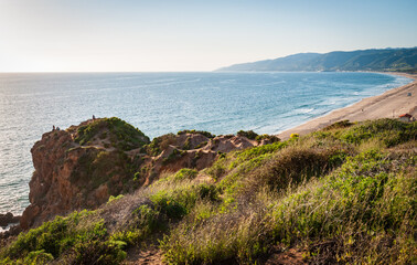 Morning at Point Dume State Beach