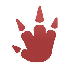 allosaurus footprint