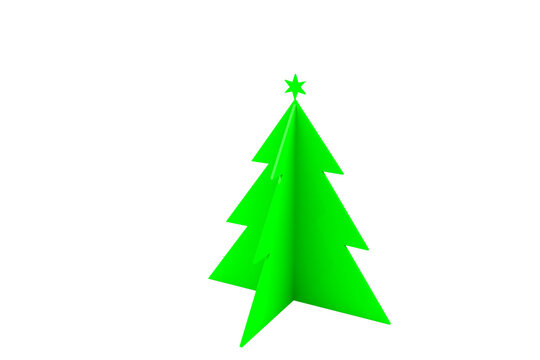 Digitally generated image of green decoration during Christmas