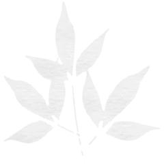 Wandcirkels plexiglas Digitally generated image of plant leaf © vectorfusionart