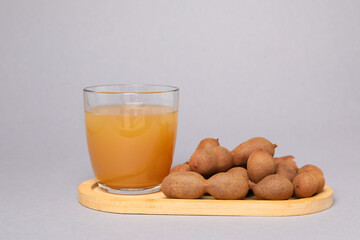 Fresh sweet drink - tamarind juice, tasty drink for refreshing