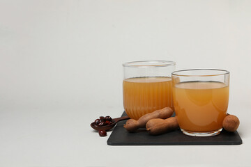 Fresh sweet drink - tamarind juice, tasty drink for refreshing