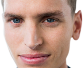 Close up of man looking at camera