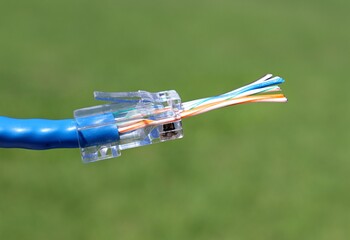 RJ45 ethernet connection Wiring T568B standard