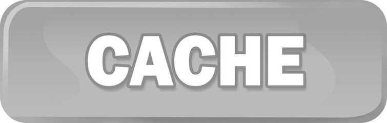 Grey cache button icon