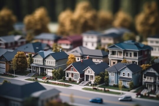 Small tilt shift city people landscape 1832884 Stock Photo at Vecteezy