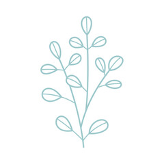 Obraz premium Hand Drawn Plant Outline Doodle Icon