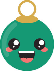 Christmas bauble icon