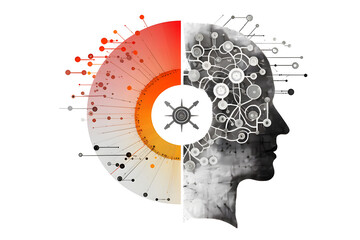 A logo that express the dangers of ai, Generative AI