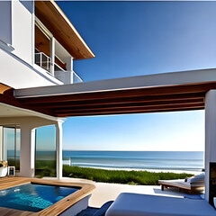 Fototapeta premium luxury swimming pool